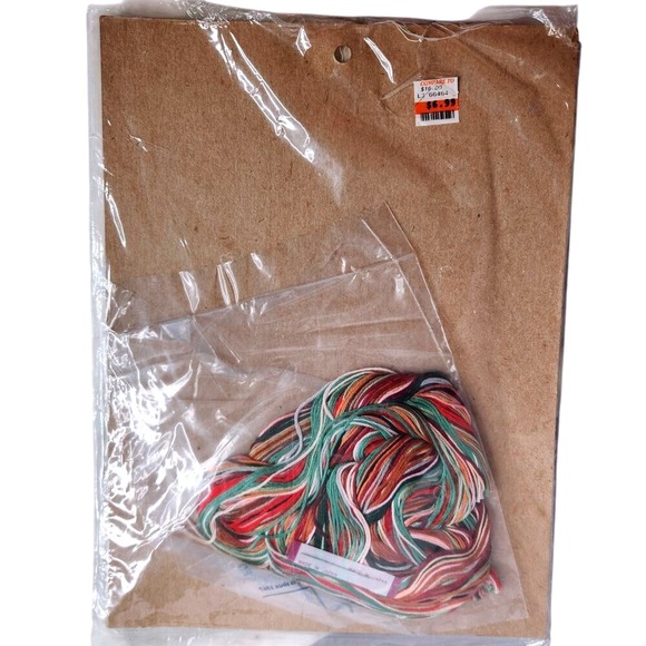 Bucilla Victorian Santa Teddy Bear Christmas Stocking Cross Stitch Kit 18" READ - Picture 3 of 4